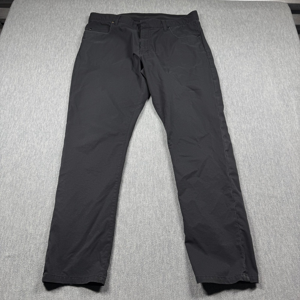 Nike Golf Pants Mens 36x32 Black Dri-FIT Repel Slim Fit 5-Pocket Trouser DA3064